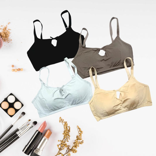 Silk Seamless Padded Bra – Ultra-Soft, Breathable & Wire-Free