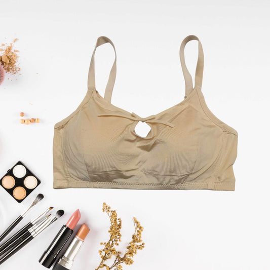 Silk Seamless Padded Bra – Ultra-Soft, Breathable & Wire-Free