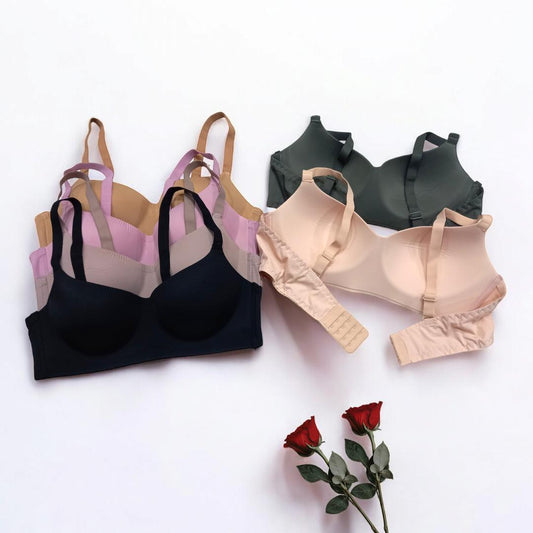 Malai Padded Bra – Lightweight, U-Back Design & Sexy Silhouette (Random Color)