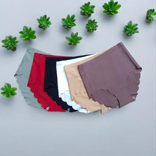 Women's High-Rise Briefs – Pack of 3 Comfortable Spandex Panties (M, L)