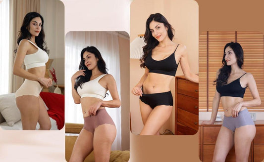 Women's High-Rise Briefs – Pack of 3 Comfortable Spandex Panties (M, L)