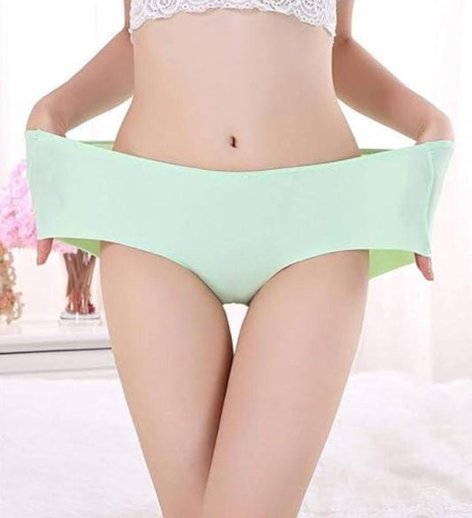 Women's Silk Panties – 4-Pack of Soft, Breathable Multicolor Underwear (Size S)